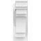 Ekena Millwork Merced Architectural Grade PVC Outlooker with Traditional Ends, 7"W X 18"D X 18"H OUTP07X18X18MRC01 - alternate 3